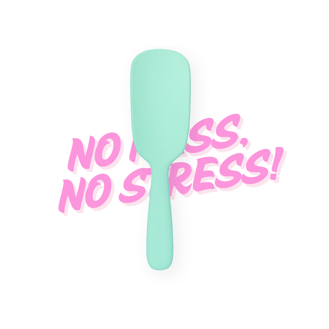 Daily Habit - No Mess, No Stress Easy Clean Hair Brush (Green) - Hullabaloo