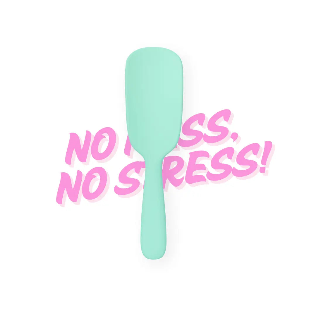 Daily Habit - No Mess, No Stress Easy Clean Hair Brush (Green) - Hullabaloo
