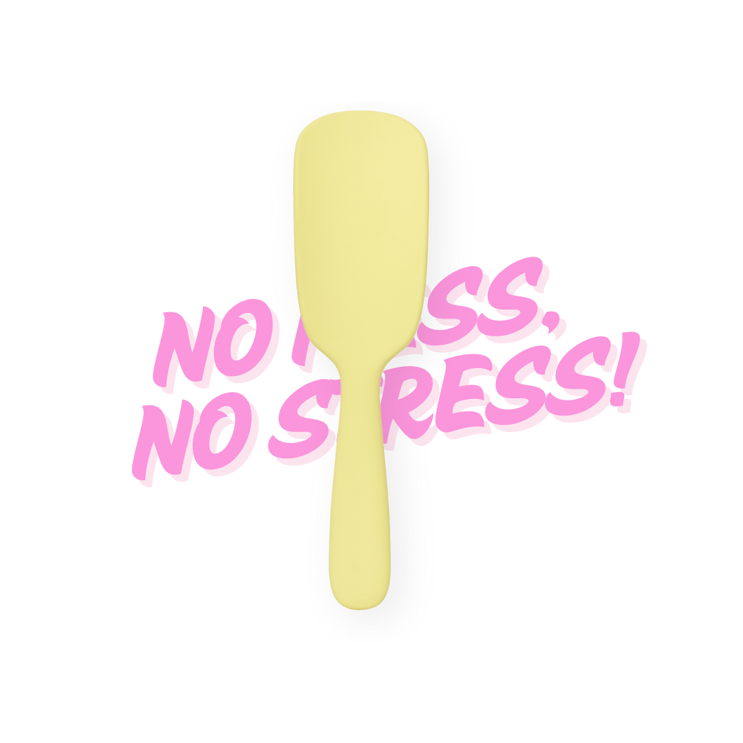 Daily Habit - No Mess, No Stress Easy Clean Hair Brush (Yellow) - Hullabaloo