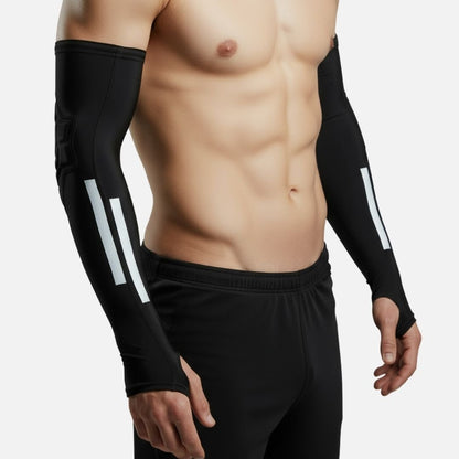 Elite Pro Arm Protection Sleeve with Elbow Pad & Reflector - Hullabaloo